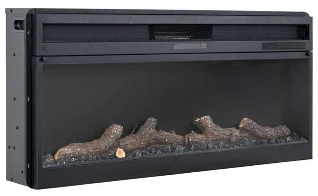 International Furniture Direct Balam Brown 80" Entertainment Center with Fireplace-3