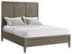 Elements International Versailles Contemporary Gray Queen Panel Bed-0