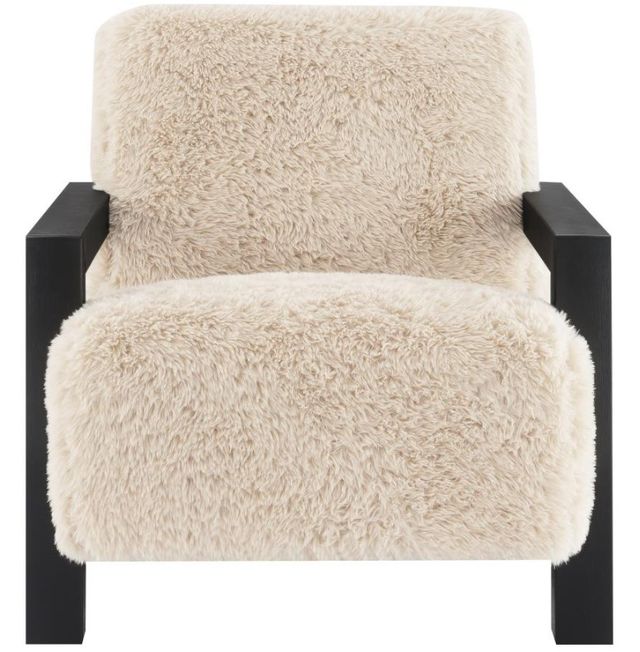 Coaster® Fitzroy Black/Latte Upholstered Chair-1