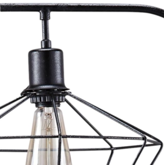 Signature Design by Ashley® Makeika Black Metal Floor Lamp-1