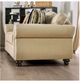 Furniture of America® Kailyn Sand and Brown Sofa-1