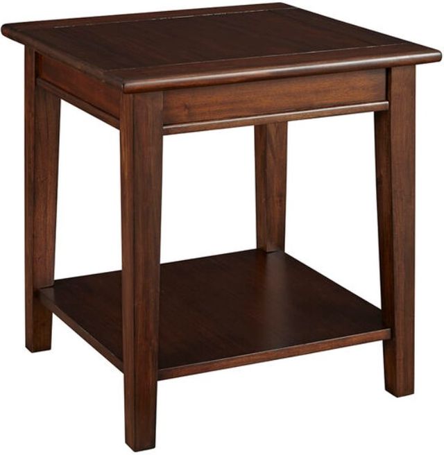 A-America® Westlake Cherry Brown End Table with Shelf-0
