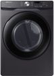 Samsung Fingerprint Resistant Black Stainless Steel Front Load Washer & Electric Dryer Laundry Pair-2