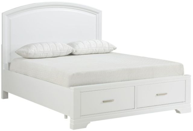 Homelegance® Hudson White Full Storage Panel Bed-0