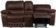 Porter International Designs Ramsey Rodeo Brown Leather-Look Manual Glider Reclining Console Loveseat-4
