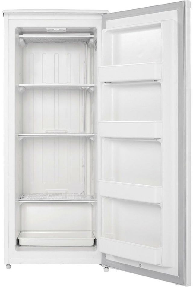 Danby® Designer 24" 8.5 Cu. Ft. White Upright Freezer-1