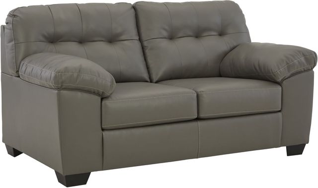 Signature Design by Ashley® Donlen Grey Loveseat Sofa-0