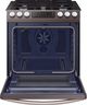 Samsung 30" Fingerprint Resistant Tuscan Stainless Steel Slide In Gas Range-1