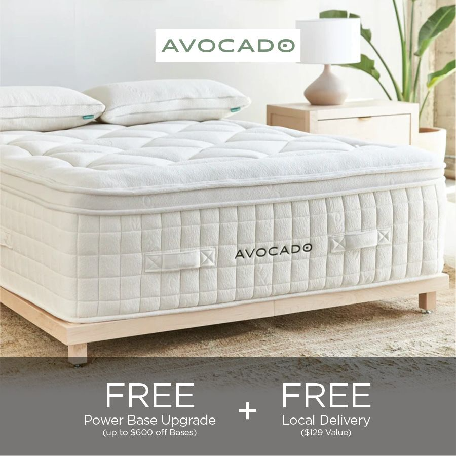 Avocado Luxury Organic 17 Wrapped Coil Plush Pillow Top Mattress Big Sandy Superstore Furniture Mattress Appliance Superstore