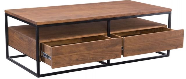 Moe's Home Collection Vancouver Coffee Table with Metal Frame -1