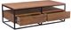 Moe's Home Collection Vancouver Coffee Table with Metal Frame -1