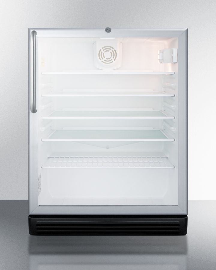 Summit® Commercial Series 5.5 Cu. Ft. Stainless Steel Beverage Center