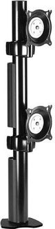 Chief® Black Dual Monitor Vertical Desk Clamp Mount-0