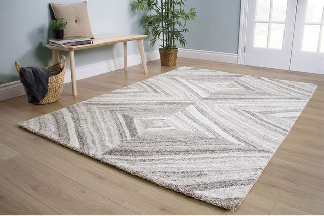 Kalora Interiors Sable Cream Grey 2'0" x 3'7" Rug-1