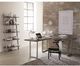 Riverside Furniture Wavery L desk Base-1