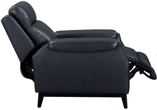 Liberty Furniture Rawling York Navy Leather Manual Pushback Recliner-4