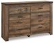 Signature Design by Ashley® Trinell 4-Piece Brown Queen Panel Bed Set-2