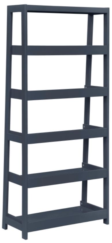 Homelegance® Sloane Navy Blue 67" Bookcase-4