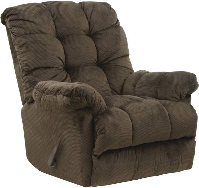 Catnapper® Nettles Umber Chaise Rocker Recliner with Deluxe Heat and Massage-0