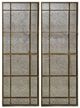 Crestview Collection Barnes 2-Piece Gold Iron Wall Mirror Set-0
