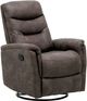 Emerald Home Danyon Tawny Manual Swivel Glider Recliner-0