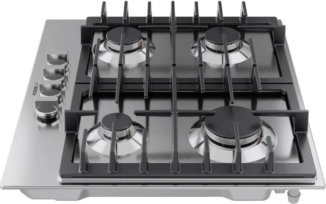Bosch® 300 Series 24" Stainless Steel Gas Cooktop-3