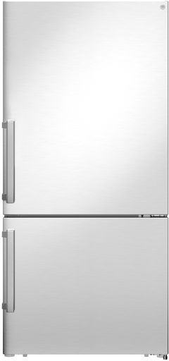 Bertazzoni 31 in. 17.7 Cu. Ft. Stainless Steel Counter Depth Bottom Freezer Refrigerator
