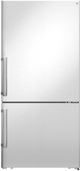 Bertazzoni 31 in. 17.7 Cu. Ft. Stainless Steel Counter Depth Bottom Freezer Refrigerator-0