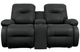 Best® Home Furnishings Customizable Brinley Leather Power Rocker Reclining Loveseat with Console and Tilt Headrest-1