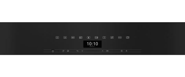 Miele VitroLine 24" Obsidian Black Electric Single Combi-Steam Oven-1