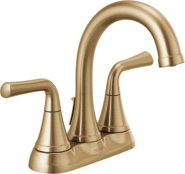 Delta Kayra® Champagne Bronze 2-Handle Tract-Pack Centerset Bathroom Faucet-0