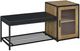 Coaster® Martino Black/Mango Shoe Storage Entryway Bench with Cabinet-0