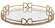 A & B Home Valentina Gold Large Decorative Tray-1