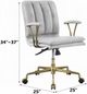 ACME Furniture Damir Chrome/Vintage White Office Chair-2