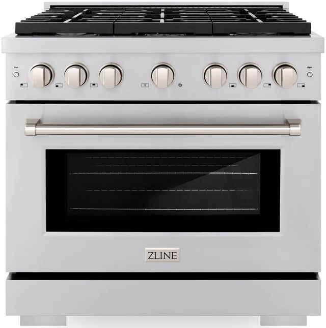 ZLINE Paramount Series 36" Stainless Steel Pro Style Gas Range-0