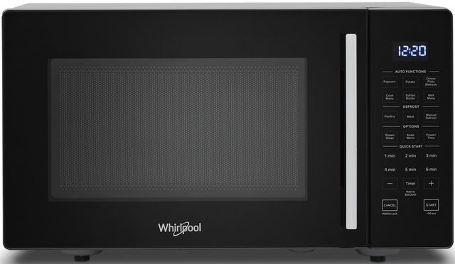 Whirlpool® 0.9 Cu. Ft. Black Countertop Microwave-0