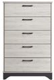Homelegance® Westport Gray/White Oak Chest-2