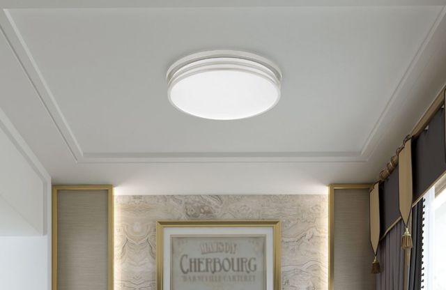 Cal® Lighting & Accessories Dimmable Ceiling Flush Mount with Acrylic Diffuser-1
