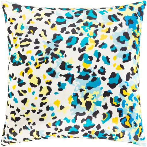 Surya Chloe Bright Yellow 18"x18" Toss Pillow with Polyester Insert-3