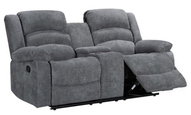 Mazin Furniture Zenthia Gray Manual Reclining Loveseat-2