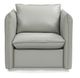 VIG Furniture Divani Casa Gray Leather Swivel Chair-1