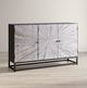 Jofran Inc. Astral Plains Reclaimed Gray 3-Door Accent Cabinet-1