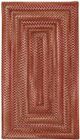 Capel Rugs Homecoming Rosewood Red 27" x 48" Concentric Rectangle Throw Rug-0