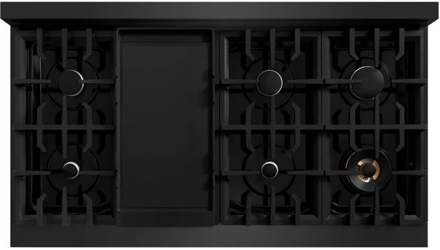 ZLINE Classic 48" Black Stainless Steel Pro Style Dual Fuel Range-3