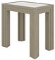 Riverside Furniture Wilde Glass Top Chairside Table with Dovetail Base-2