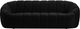 Meridian Furniture Elijah Black Velvet Sofa-0