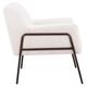 Zuo® Modern Charleston Ivory Accent Chair-1