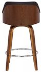Armen Living Alec Brown Counter Swivel 26" Stool-3
