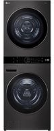 LG Black Steel Electric Laundry Center, 5 Cu. Ft. Washer, and 7.8 Cu. Ft. Dryer Set-0