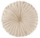 Olliix by Intelligent Design Loretta Ivory 22" Diameter x 6" Poly Chenille Round Floor Pillow Cushion-0
